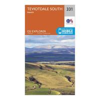 Ordnance Survey Explorer 331 Teviotdale South Map With Digital Version, Orange