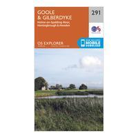 Ordnance Survey Explorer 291 Goole & Gilberdyke Map With Digital Version, Orange