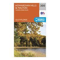 Ordnance Survey Explorer 300 Howardian Hills & Malton Map With Digital Version, Orange