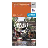 ordnance survey explorer active 243 market drayton loggerheads ecclesh ...