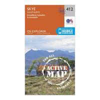 ordnance survey explorer active 412 skye sleat map with digital versio ...