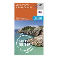 Ordnance Survey Explorer Active 373 Iona, Staffa & Ross of Mull Map With Digital Version, Orange