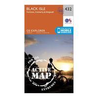 Ordnance Survey Explorer Active 432 Black Isle Map With Digital Version, Orange