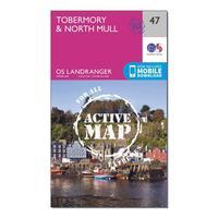 ordnance survey landranger active 47 tobermory north mull map with dig ...