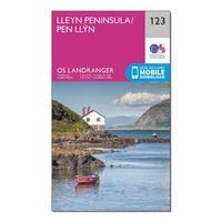 Ordnance Survey Landranger 123 Lleyn Peninsula Map With Digital Version, Orange