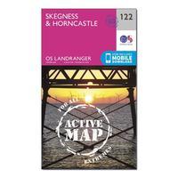 Ordnance Survey Landranger Active 122 Skegness & Horncastle Map With Digital Version, Orange