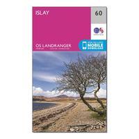 Ordnance Survey Landranger 60 Islay Map With Digital Version, Orange