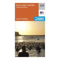 Ordnance Survey Explorer 234 Rutland Water Map With Digital Version, Orange