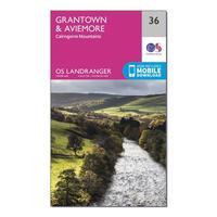 ordnance survey landranger 36 grantown aviemore cairngorm mountains ma ...