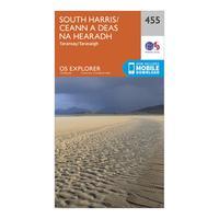 Ordnance Survey Explorer 455 South Harris Map With Digital Version, Orange