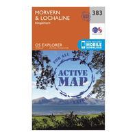 Ordnance Survey Explorer Active 383 Morvern & Lochaline Map With Digital Version, Orange