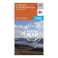 Ordnance Survey Explorer Active 327 Cumnock & Dalmellington Map With Digital Version, Orange