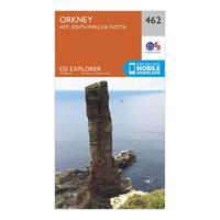 Ordnance Survey Explorer 462 Orkney Map With Digital Version, Orange