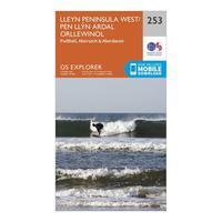 Ordnance Survey Explorer 253 Lleyn Peninsula West Map With Digital Version, Orange