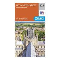 Ordnance Survey Explorer 226 Ely & Newmarket Map With Digital Version, Orange