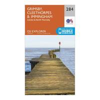 Ordnance Survey Explorer 284 Grimsby, Cleethorpes & Immingham Map With Digital Version, Orange