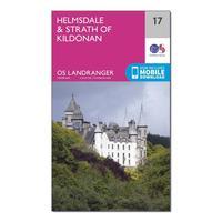 Ordnance Survey Landranger 17 Helmsdale & Strath of Kildonan Map With Digital Version, Orange