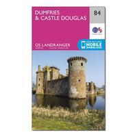 Ordnance Survey Landranger 84 Dumfries & Castle Douglas Map With Digital Version, Orange