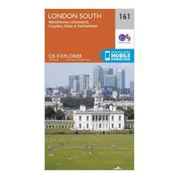 Ordnance Survey Explorer 161 London South Map With Digital Version, Orange