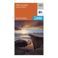 Ordnance Survey Explorer 103 The Lizard Map With Digital Version, Orange