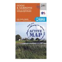 Ordnance Survey Explorer Active 291 Goole & Gilberdyke Map With Digital Version, Orange