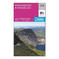 Ordnance Survey Landranger 124 Porthmadog & Dolgellau Map With Digital Version, Orange