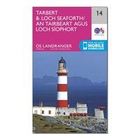 Ordnance Survey Landranger 14 Tarbert & Loch Seaforth Map With Digital Version, Orange