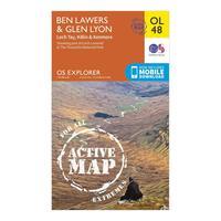 Ordnance Survey Active Explorer OL 48 Ben Lawers & Glen Lyon Map, Orange