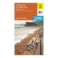 Ordnance Survey OL 44 Torquay & Dawlish Map, Orange