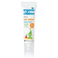 organic children sun lotion spf30 scent free 30ml