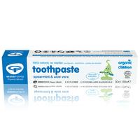 organic children toothpaste spearmint aloe vera 50ml ecocert natural