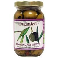 Organico Green Olives in Provencal Mari 190g