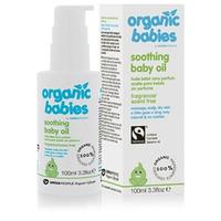 Organic Babies Soothing Baby Oil Fragrance Free 100ml