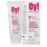 organic young cleanser make up remover moisturiser 50ml