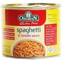 Orgran Spaghetti in Tomato Sauce Tin 220g