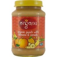 organu org peach with banana cereal 190g