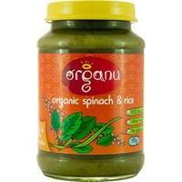 Organu Organic Spinach & Rice 190g
