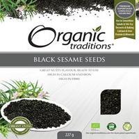 organic traditions black sesame seeds 227g