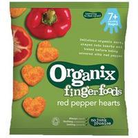 Organix Red Pepper Hearts 20g