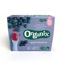 organix apple blueberry compote 4x100g