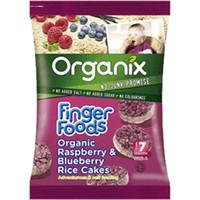 organix raspberry blueberry ricecake 50g