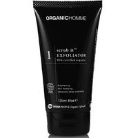 Organic Homme Scrub It Facial Exfoliating Wash 125ml