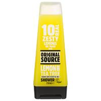 orig source shower gel lemon