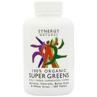 Organic Super Greens 500 Tablets