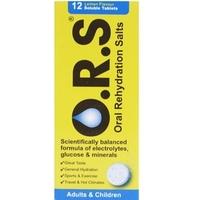 oralrehydrationsalts lemon flavour 12 tablets