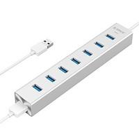 ORICO H7013-U3 Silver Aluminum USB3.0 Super-Speed HUB 4-PORT with 100CM