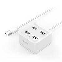 orico dh4u white square 4port high speed usb20 hub with 50cm