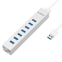 ORICO ASH7-U3 Silver Type-C USB3.0 Super-Speed HUB 7-Port with 100CM Cable