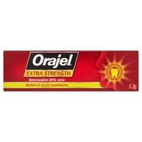 Orajel Extra Strength Dental Gel Toothache Relief - 5.3g
