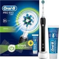 Oral B Pro 650 Electric Toothbrush + Pro-Ex Toothpaste 75ml